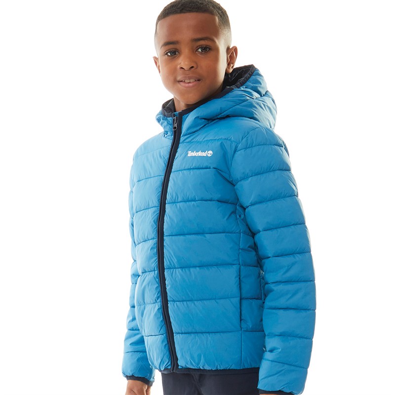 Timberland Boys Puffer Jacket Blue Enamel