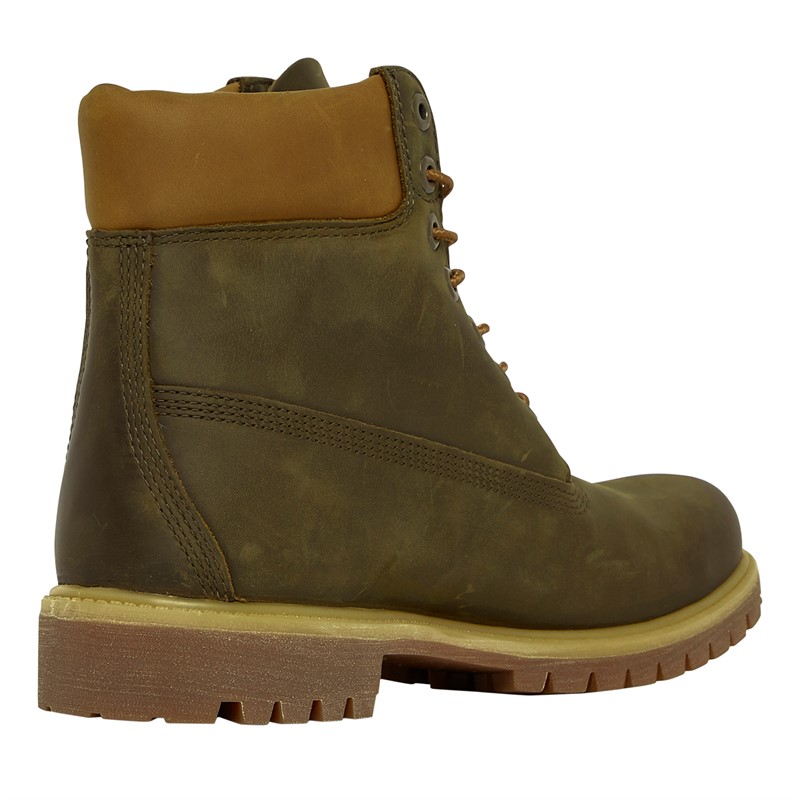 Timberland Mens Premium Boots Military Olive