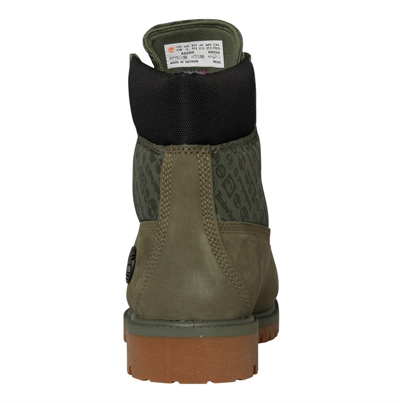 Timberland Mens Heritage Boots Deep Lichen Green