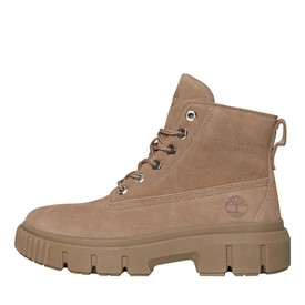 Timberland Taupe Work-Style Lace-Up Boots with Gold Hardware Timberland | Shoes | Timberland Womens Laceup Boots In Taupe  main image 2