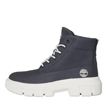 Timberland Womens Greyfield Lace Up Boots Dark Blue Canvas