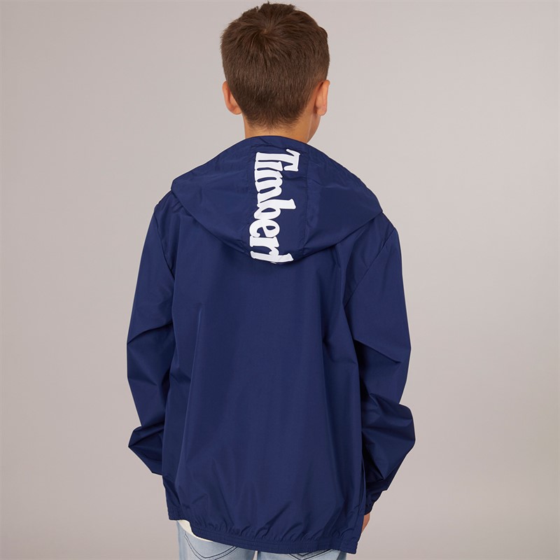 Timberland Boys Windbreaker Jacket Medieval Blue