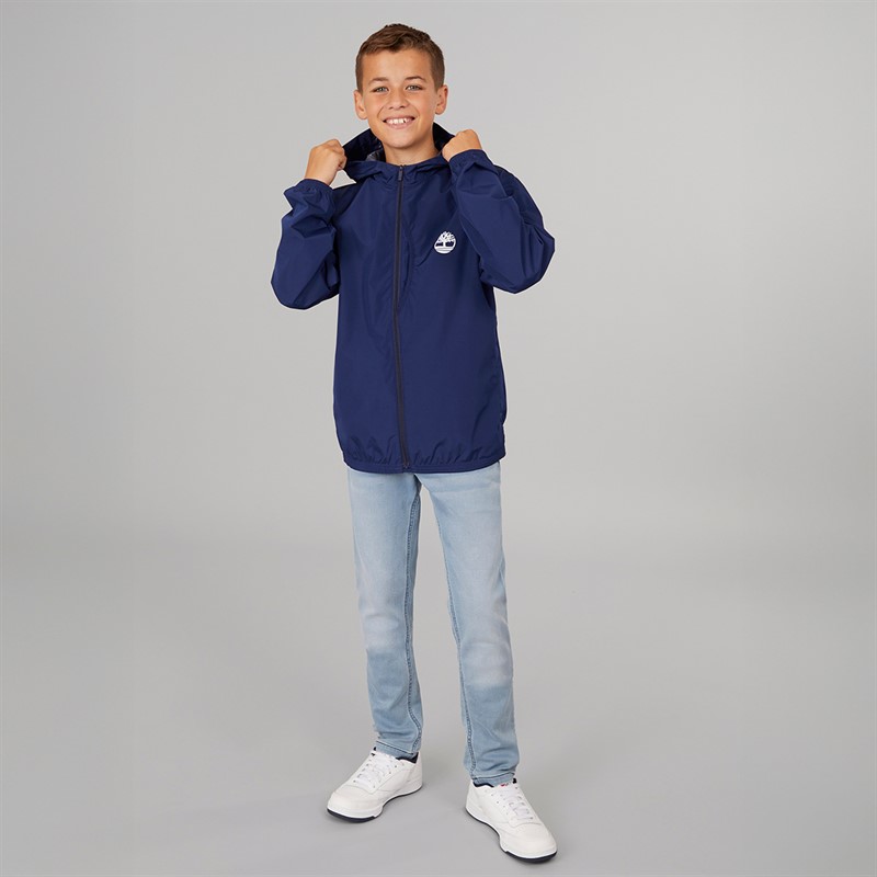 Timberland Boys Windbreaker Jacket Medieval Blue