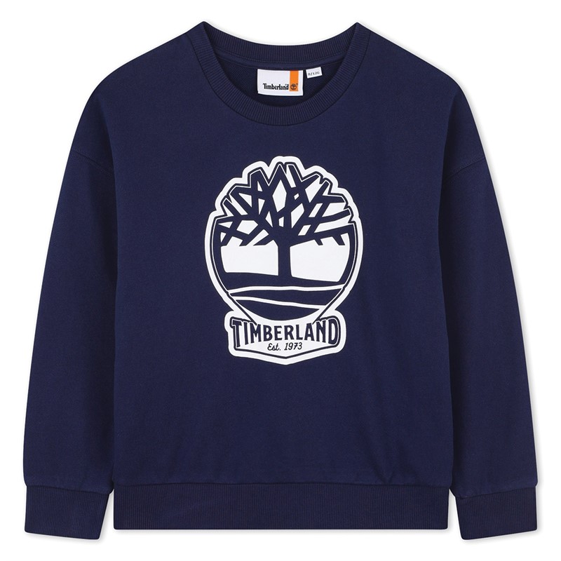 Timberland Drenge Sweatshirt Medieval Blå