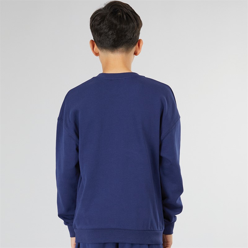 Timberland Drenge Sweatshirt Medieval Blå