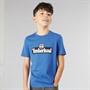 Timberland Boys Short Sleeve T-Shirt Cobalt Blue