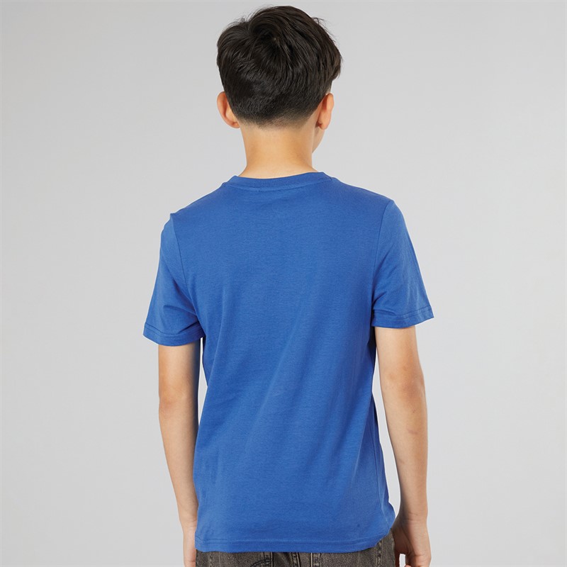 Timberland Boys Short Sleeve T-Shirt Cobalt Blue