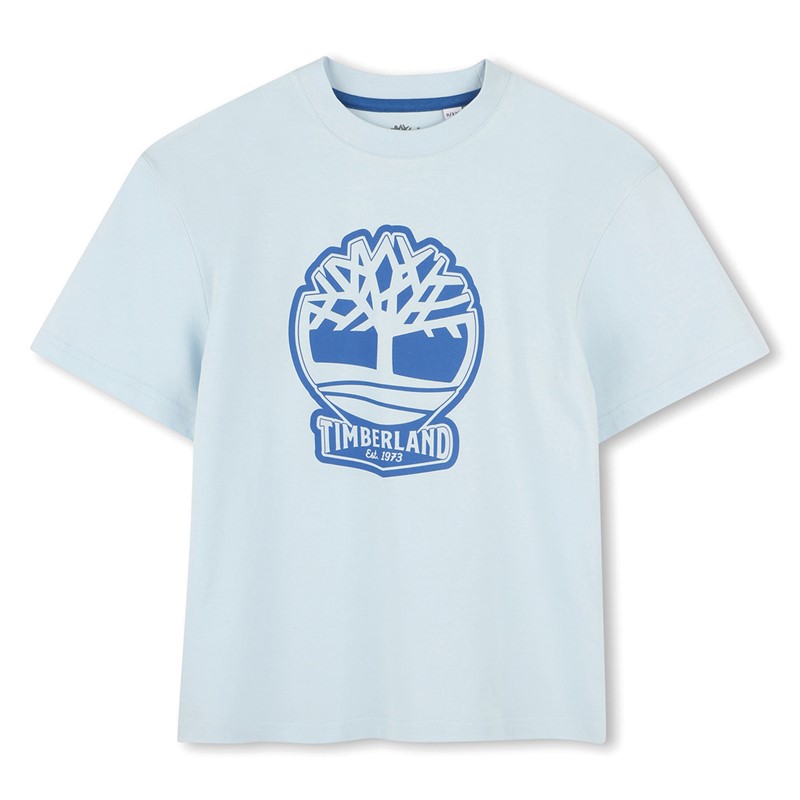 Timberland Drenge Kortærmet T-Shirt Lyseblå