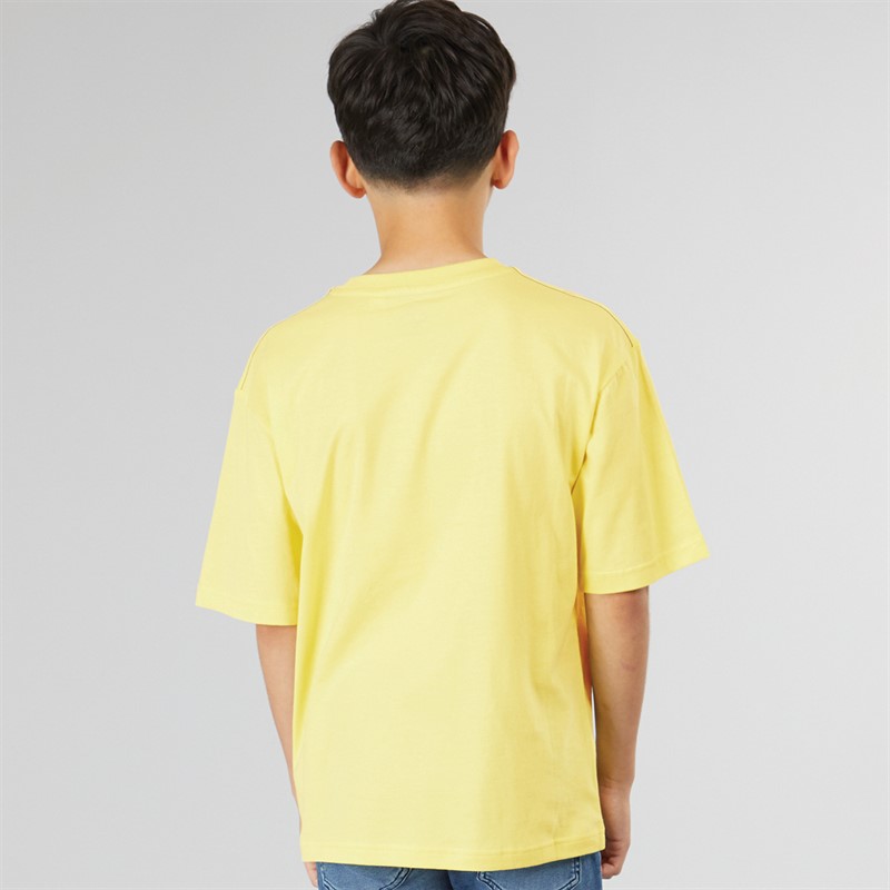 Timberland Jongens T-Shirt Korte Mouw Straw Yellow