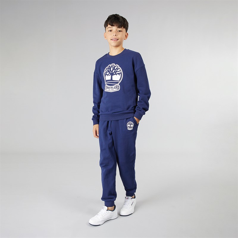 Timberland Jongens Joggingbroek Middeleeuws Blauw