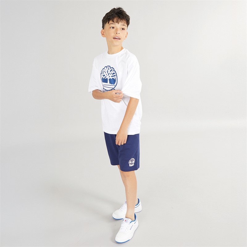 Timberland Drenge Kortærmet T-Shirt Hvid