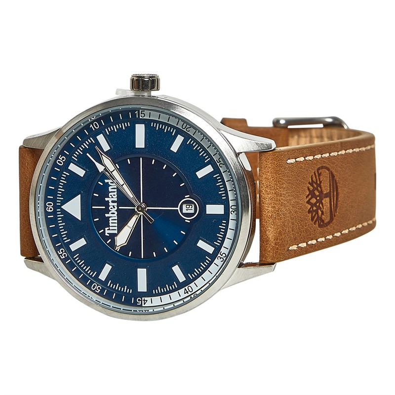 Timberland Mens Bangor Watch Tan Brown