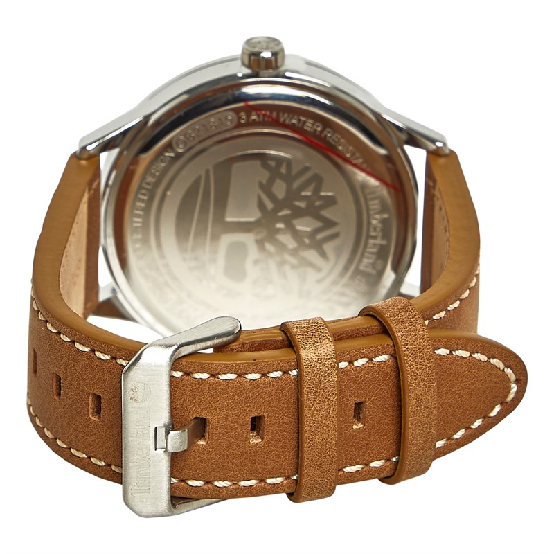 Timberland Mens Bangor Watch Tan Brown