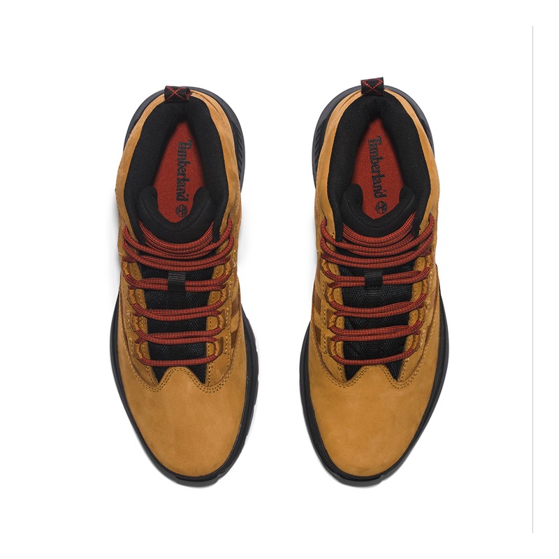 Timberland Mens Euro Trekker Mid Trainers Wheat