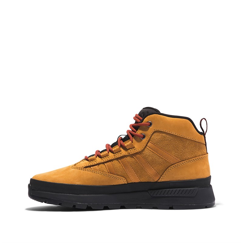 Timberland Mens Euro Trekker Mid Trainers Wheat