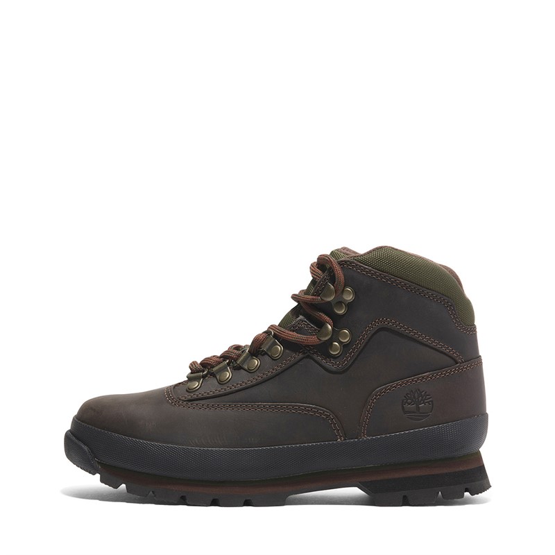 Timberland Womens Euro Hiker Mid Boots Brown