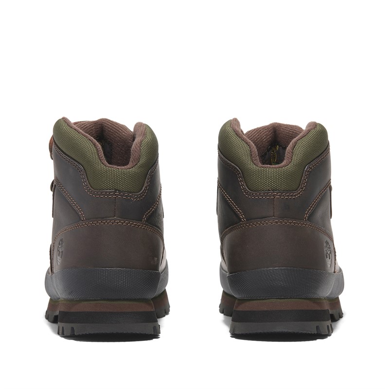 Timberland Womens Euro Hiker Mid Boots Brown