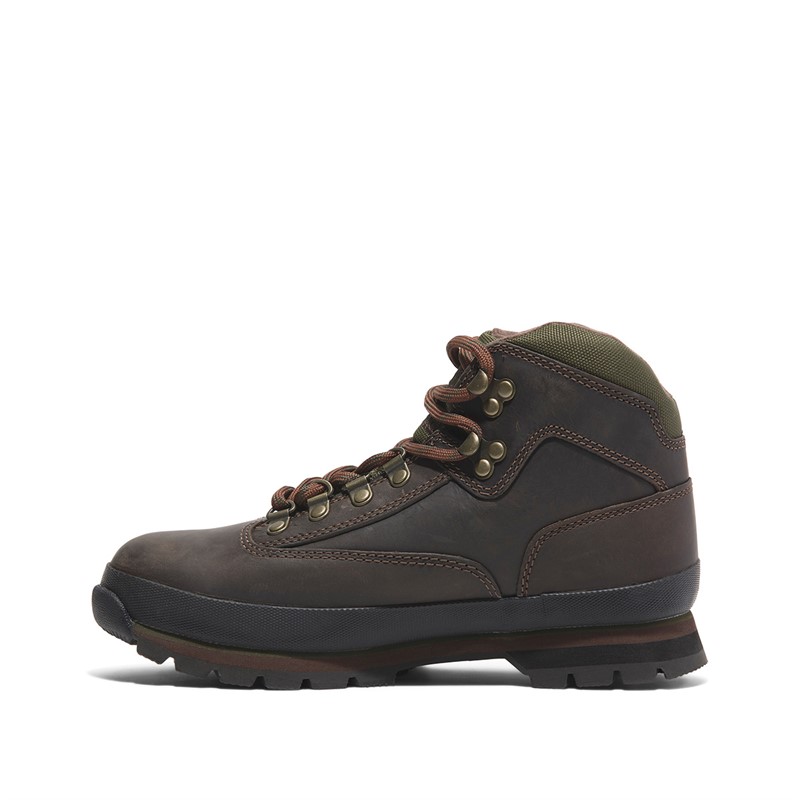 Timberland Womens Euro Hiker Mid Boots Brown