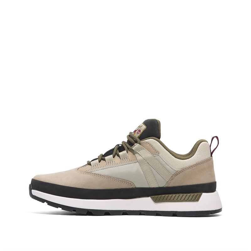 Buy Timberland Mens Euro Trekker Low Trainers Light Taupe Nubuck