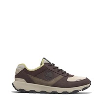 Timberland Mens Winsor Park Low Trainers Dark Brown Nubuck