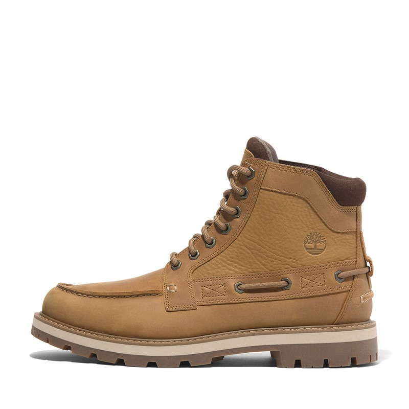 Timberland Mens Britton Road Mid Boots Wheat Full Grain