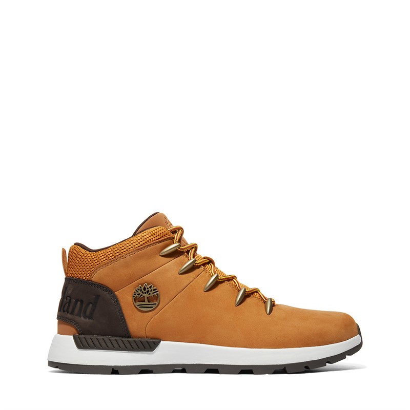 Timberland Mens Sprint Trekker Mid Trainers Wheat