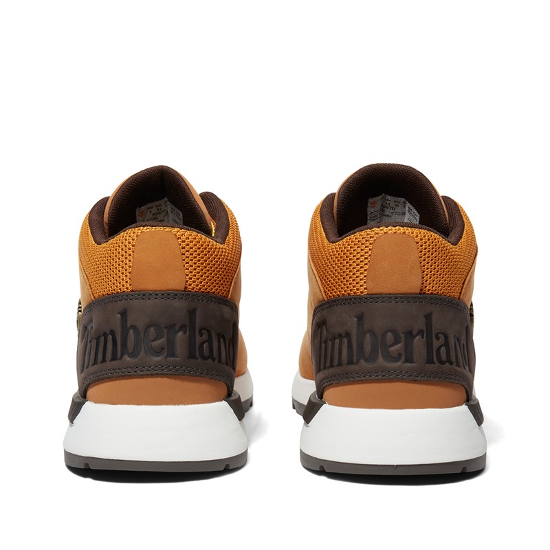 Timberland Mens Sprint Trekker Mid Trainers Wheat