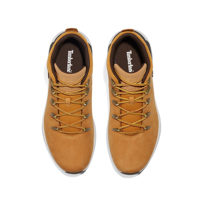 Timberland Mens Sprint Trekker Mid Trainers Wheat