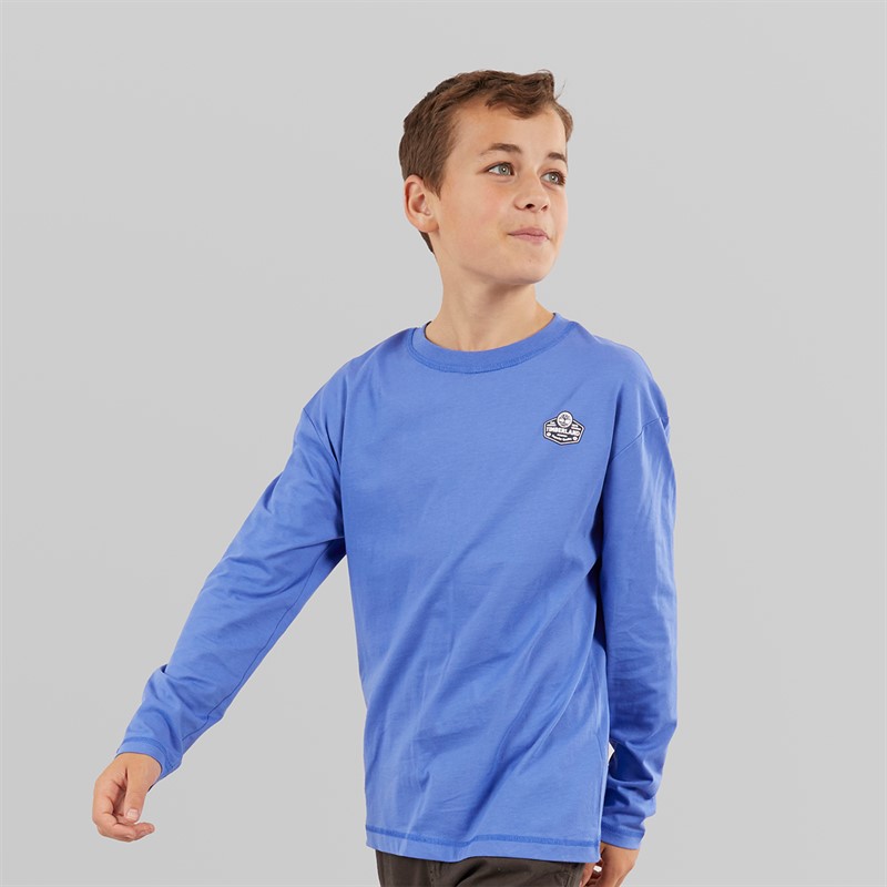 Timberland Boys Long Sleeve Top Lavender Blue