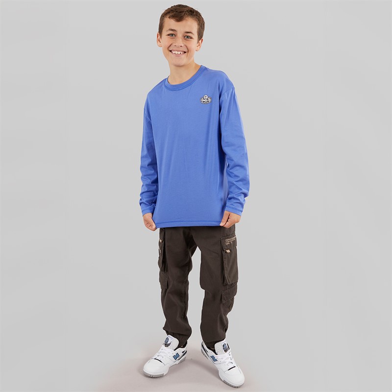 Timberland Boys Long Sleeve Top Lavender Blue