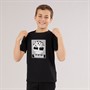 Timberland Boys Short Sleeve T-Shirt Black Black