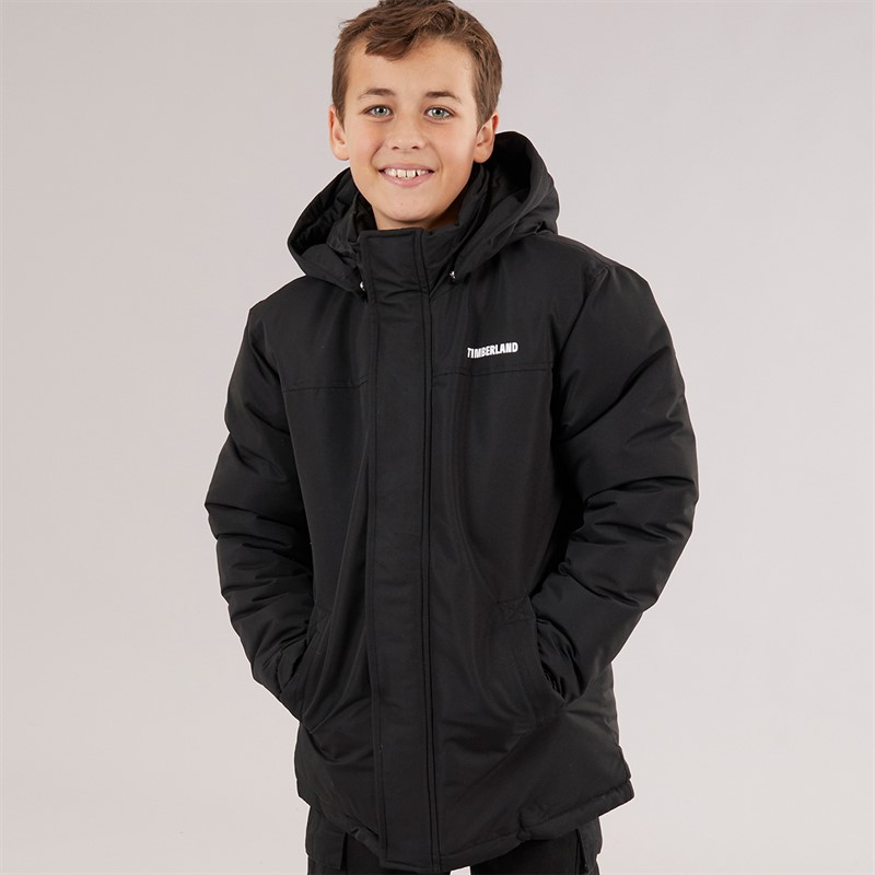 Timberland Boys Zip Through Jacket Black