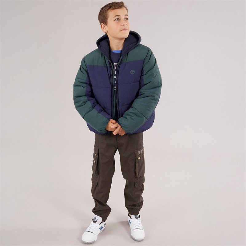 Timberland Boys Puffer Jacket Dark Green