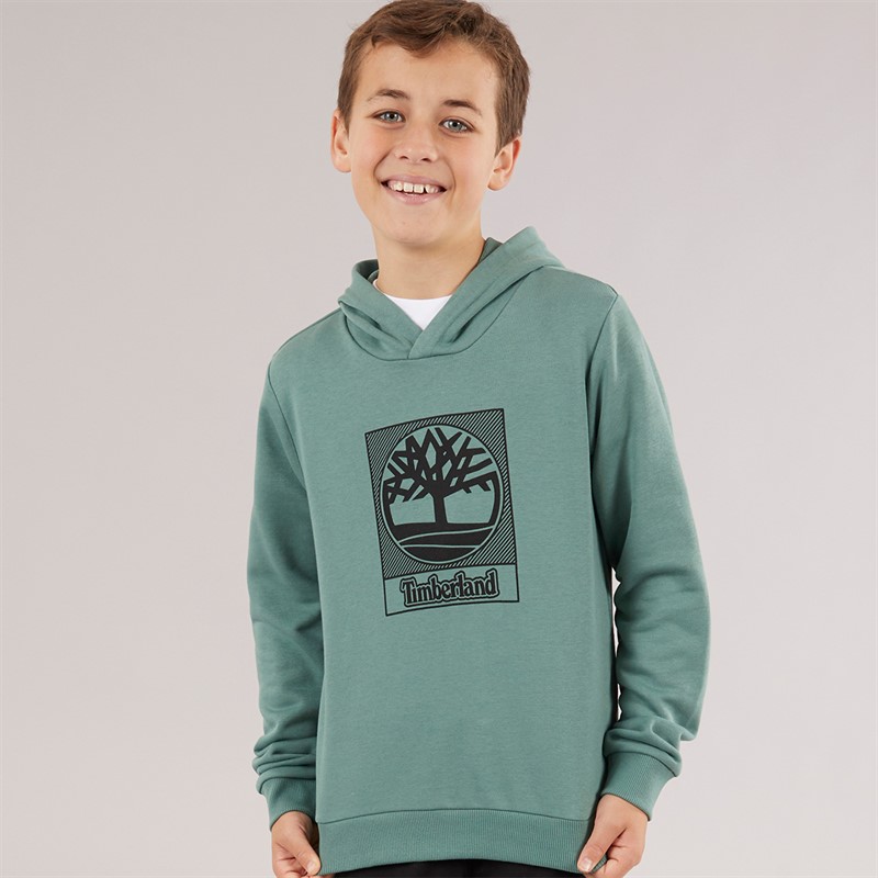 Timberland Junge Kapuzenpullover Forest Green