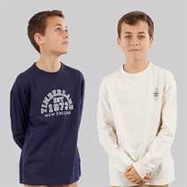 Timberland Jongens Set van 2 Lange Mouw T-shirts Navy