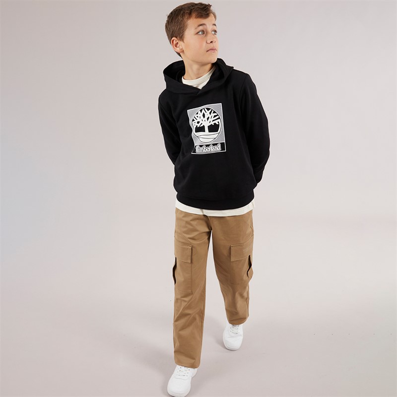 Timberland Junge Kapuzenpullover Black Black