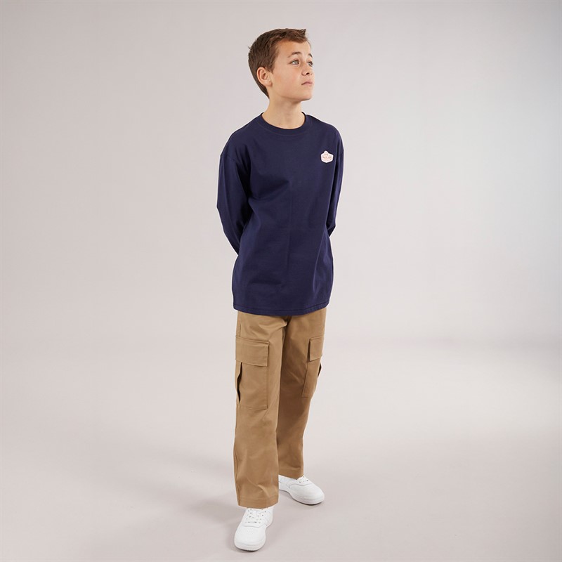 Timberland Boys Long Sleeve Top Navy