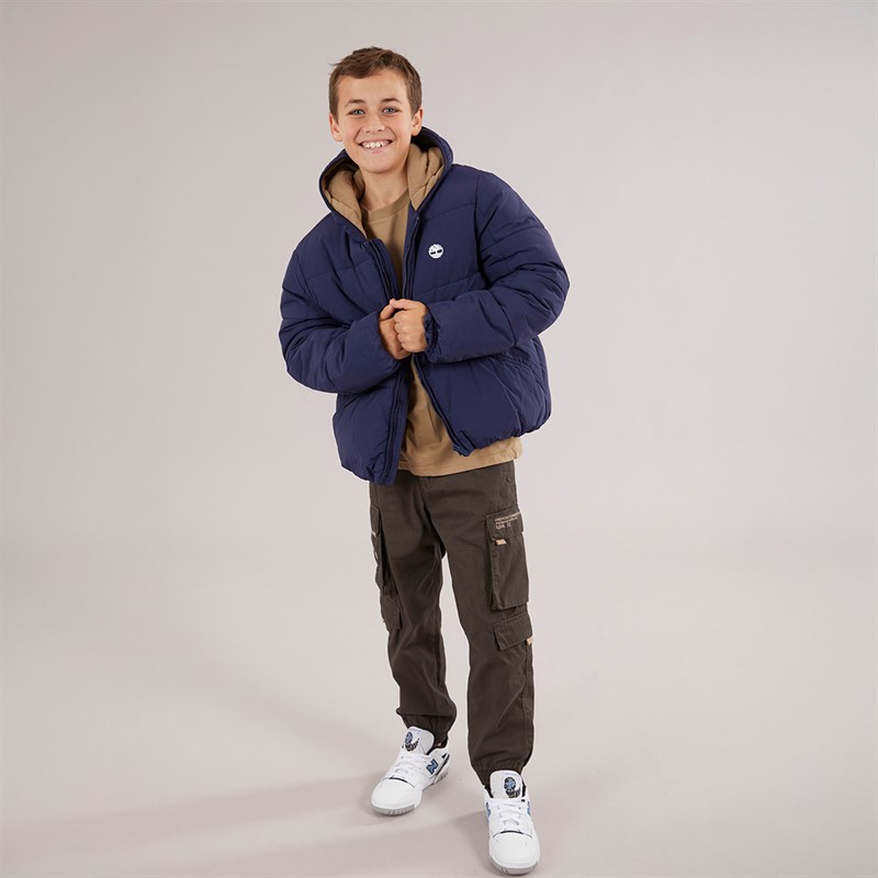 Timberland Boys Puffer Jacket Navy