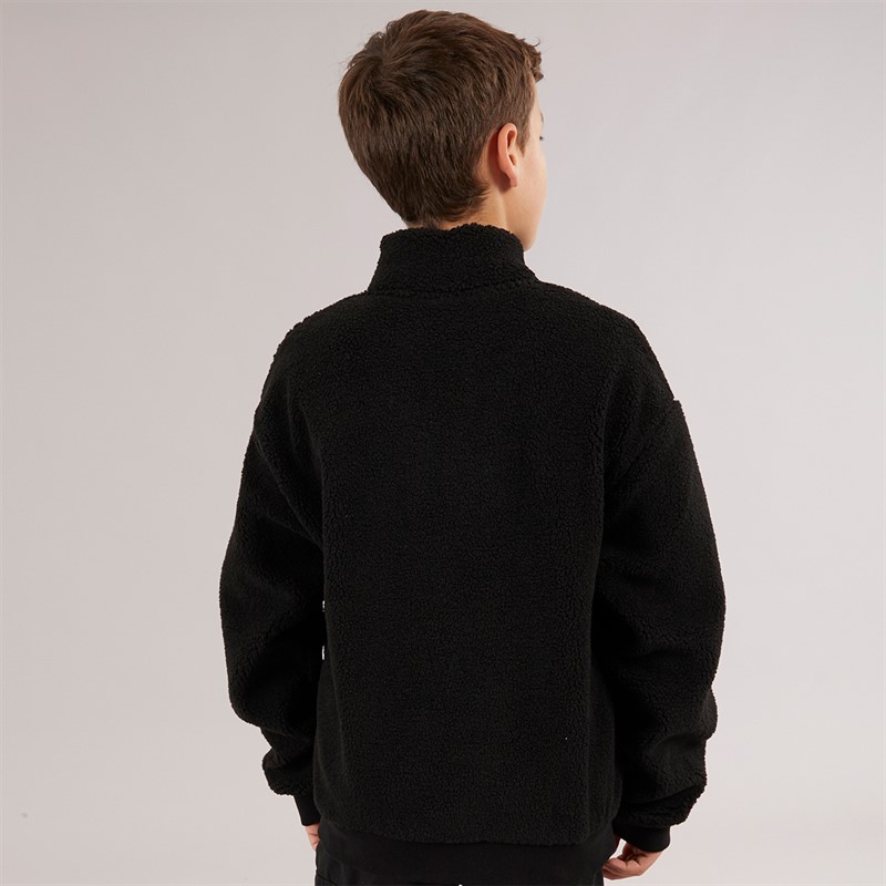 Timberland Junge Reißverschluss durch Fleece Schwarz