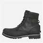 Timberland Mens Rugged Mid Lace Up Waterproof Boots Jet Black