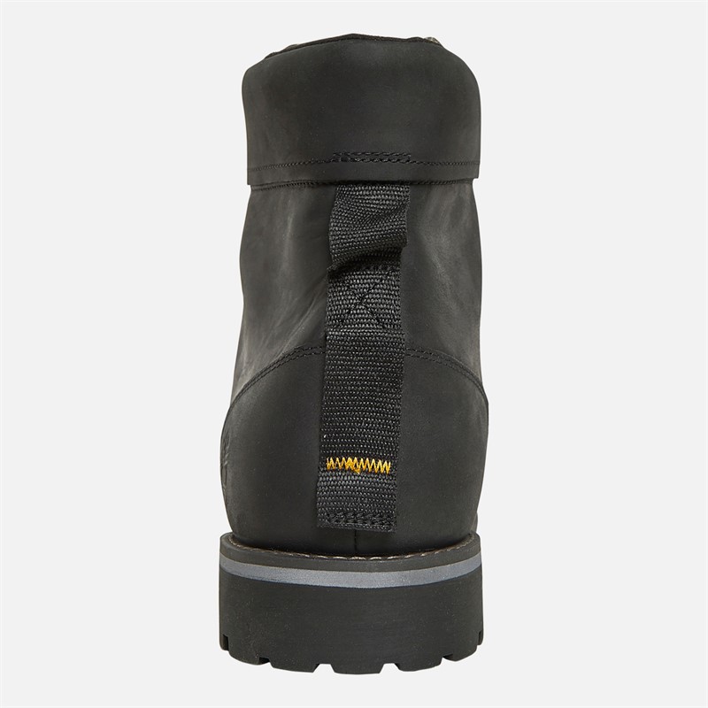 Timberland Mens Rugged Mid Lace Up Waterproof Boots Jet Black