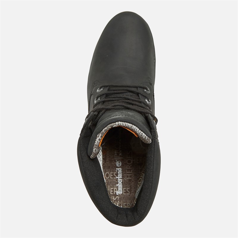 Timberland Mens Rugged Mid Lace Up Waterproof Boots Jet Black