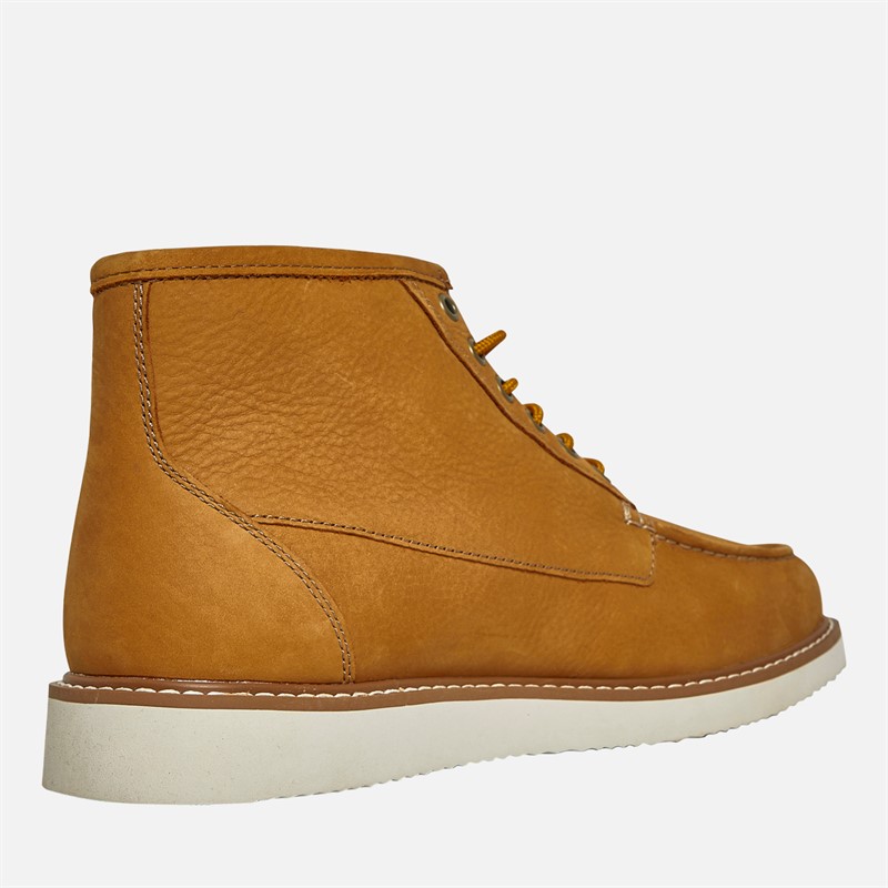 Timberland Mens Newmarket Mid Lace Up Chukka Boots Wheat Nubuck