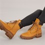 Timberland Womens Cortina Valley 6 Inch Lace Up Waterproof Boots Wheat