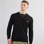 Timberland Mens Wool Blend Crew Neck Sweater Black