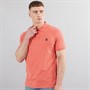 Timberland Mens Washed Jersey Polo Burnt Sienna-App