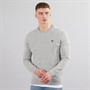Timberland Mens Wool Blend Crew Neck Sweater Medium Grey Heather