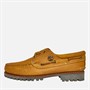 Timberland Mens Authentic Boat Shoes Wheat Full Grain