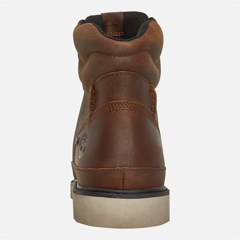 Timberland Mens Newmarket Mid Lace Up Boots Dark Brown Full Grain