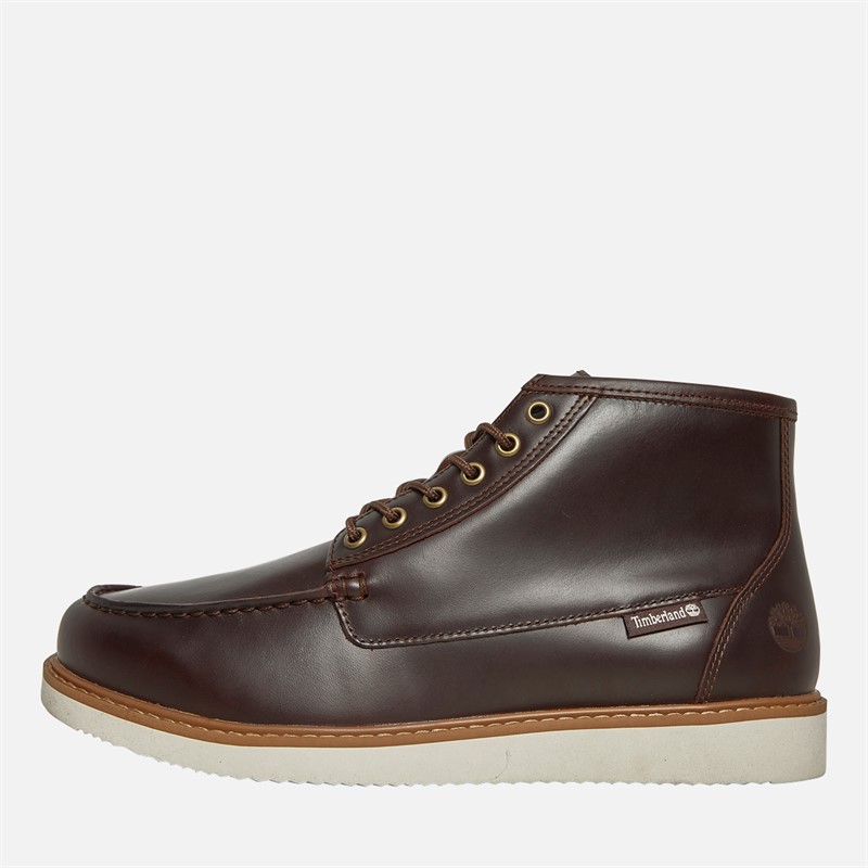 Timberland Mens Mid Lace Up Chukka Boots Medium Brown Full Grain - Size 10.5